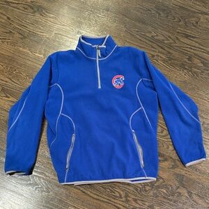 Chicago Cubs Quarter-Zip Fleece Pullover